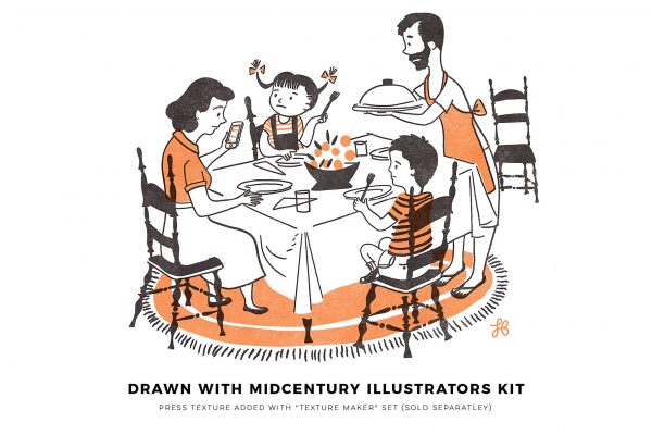 Midcentury Illustrator’s Kit - Image 3